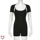 Black Backless Jumpsuit with Top - The Cursed Closet