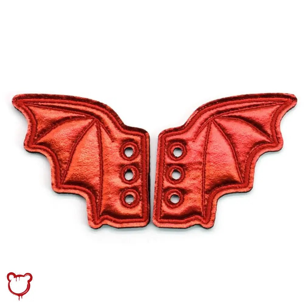 Black Bat Shoe Lace Pair - The Cursed Closet