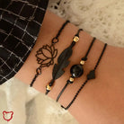 Black Bracelet Set - The Cursed Closet