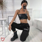 Black Cargo Pants - The Cursed Closet