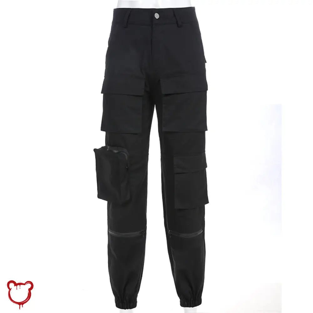 "Black Cargo Pants - Take Control" - The Cursed Closet