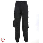 "Black Cargo Pants - Take Control" - The Cursed Closet