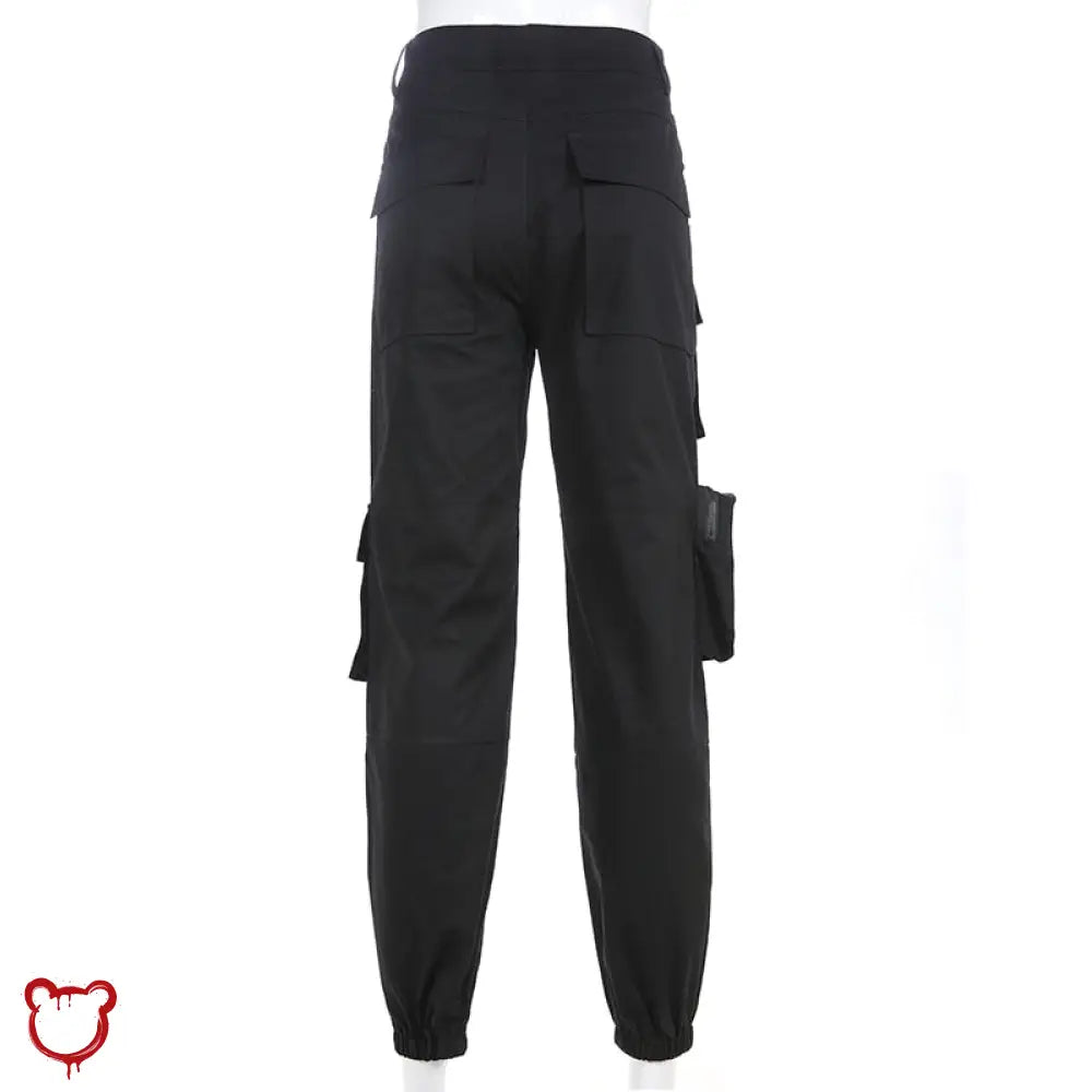 Black Cargo Pants - Take Control Clothing