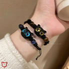 Black Cat Couple Bracelets - The Cursed Closet