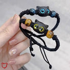 Black Cat Couple Bracelets - The Cursed Closet