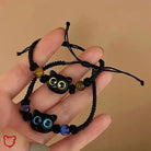 Black Cat Couple Bracelets - The Cursed Closet