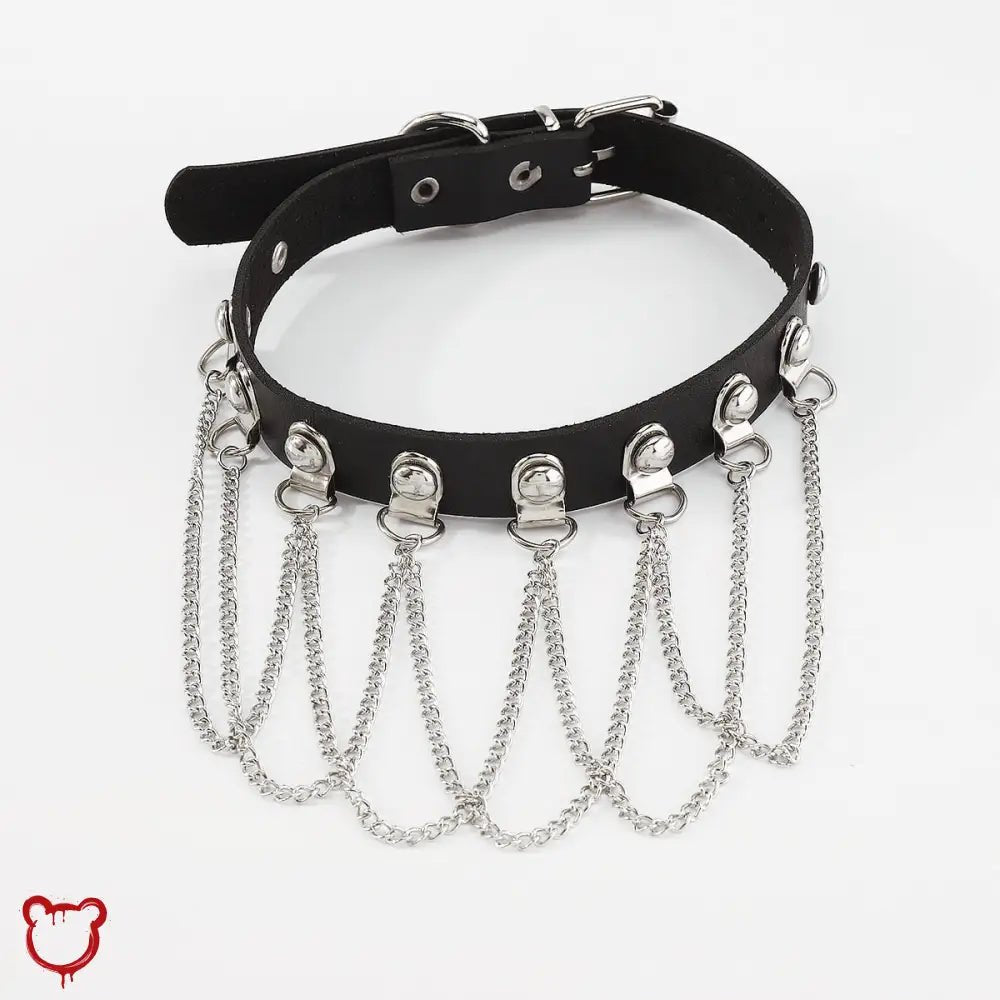 Black Chain Choker - The Cursed Closet