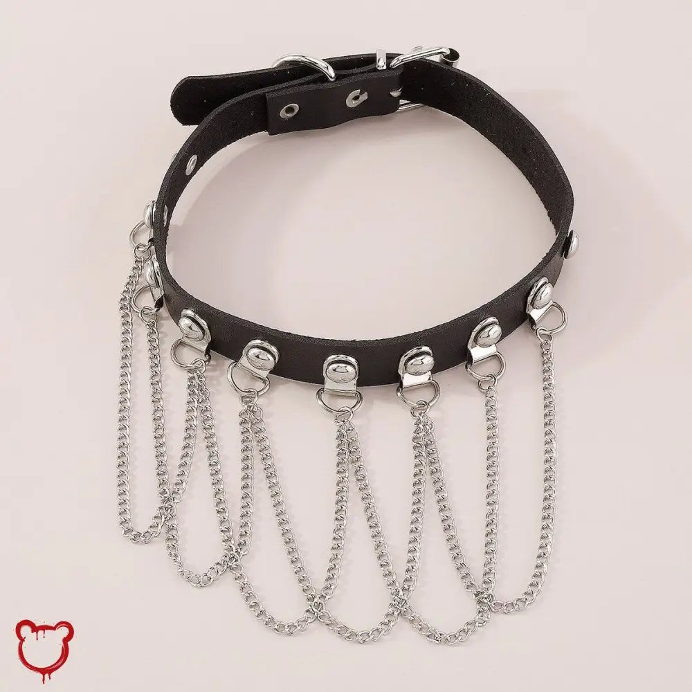Black Chain Choker - The Cursed Closet