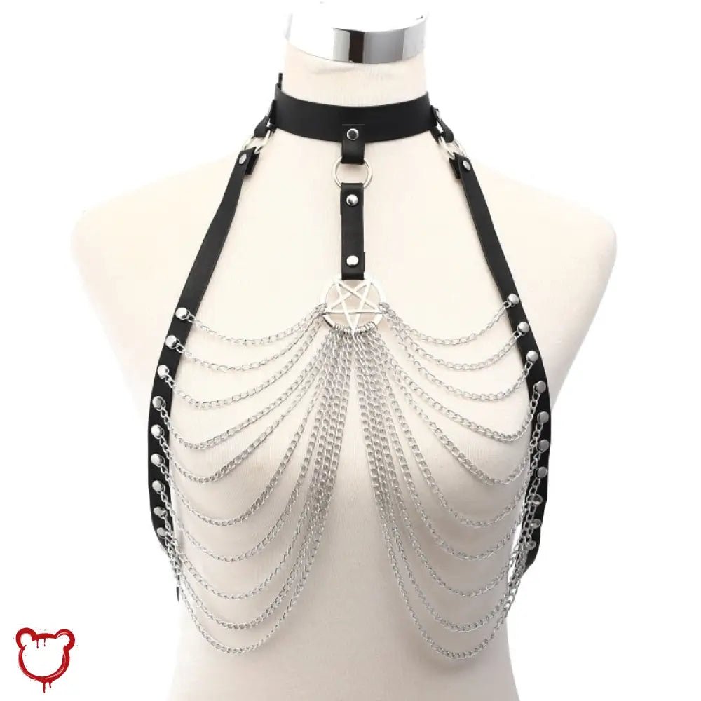 Black Chain Harness Duo' - The Cursed Closet