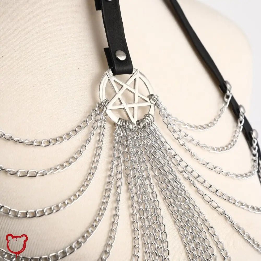 Black Chain Harness Duo' - The Cursed Closet