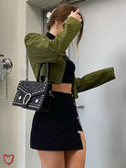 Black Chain Skirt - The Cursed Closet