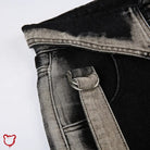 Black Denim Baggy Pants - The Cursed Closet