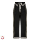 Black Denim Baggy Pants - The Cursed Closet