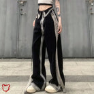 Black Denim Baggy Pants - The Cursed Closet