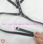 Black Domination Harness - The Cursed Closet