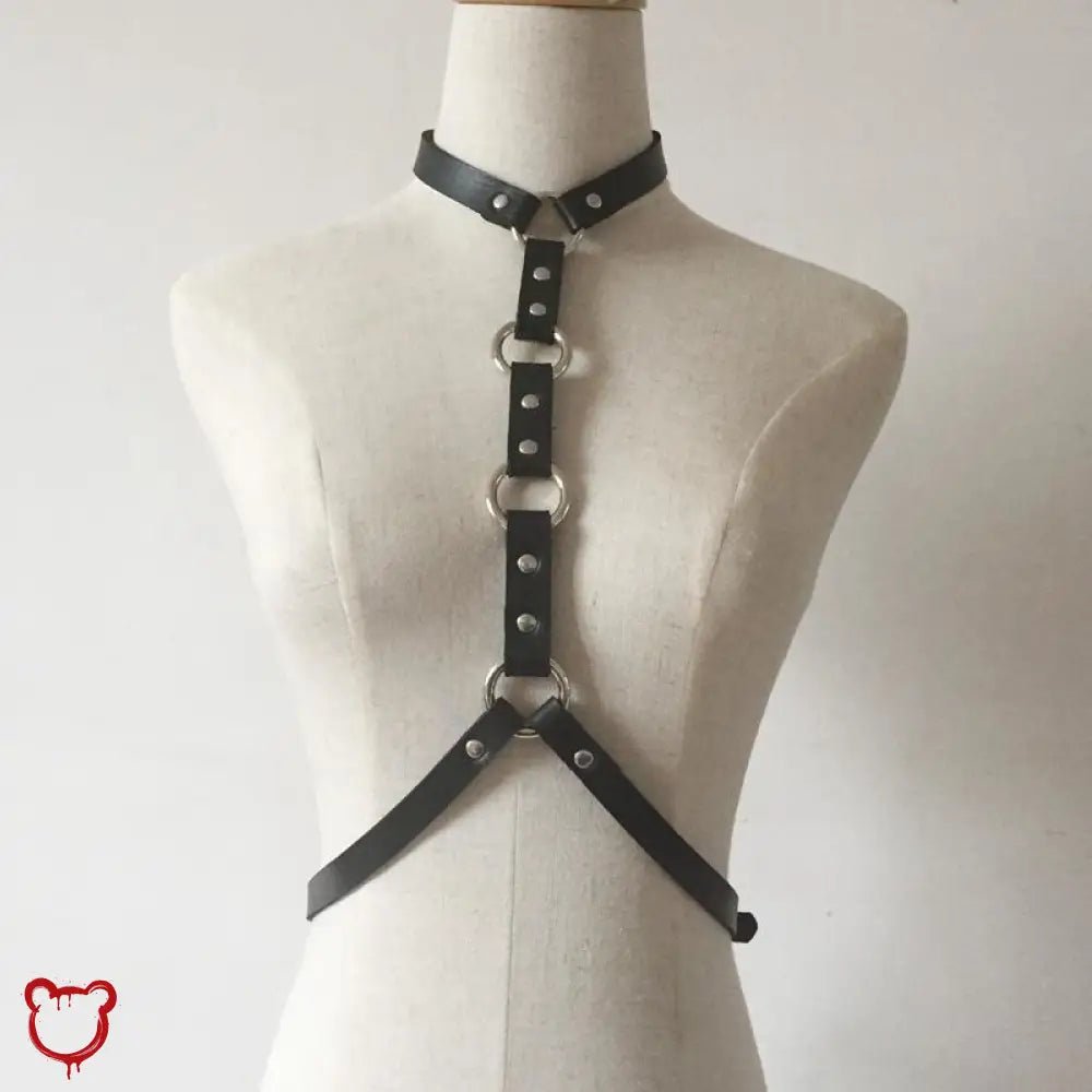 Black Domination Harness - The Cursed Closet