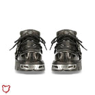 Black Faux Leather Buckle Shoes' - The Cursed Closet