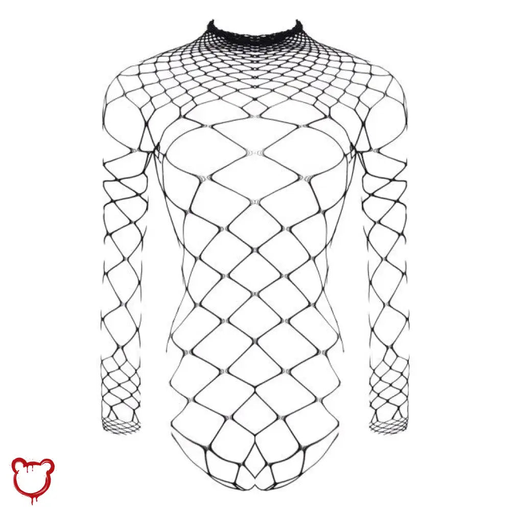 Black Fishnet Top - Last Shot' - The Cursed Closet