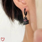 Black Ghost Dangle Earrings - The Cursed Closet
