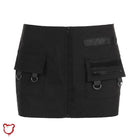 Black Goth Miniskirt Revamped' - The Cursed Closet