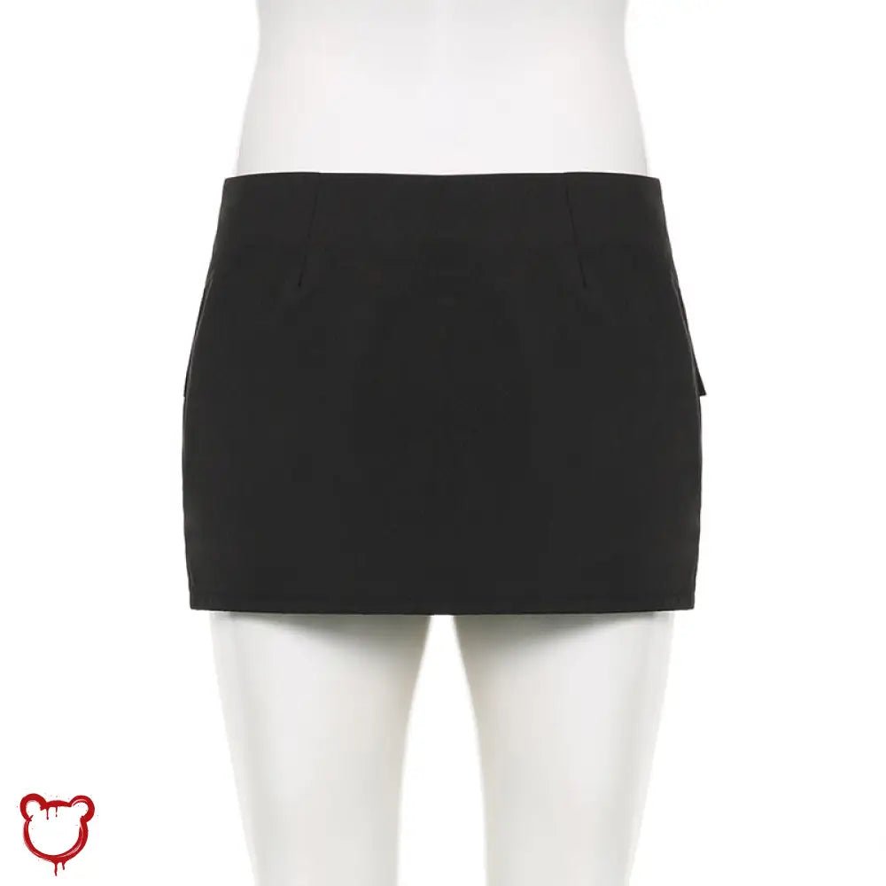 Black Goth Miniskirt Revamped' - The Cursed Closet