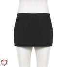 Black Goth Miniskirt Revamped' - The Cursed Closet