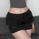 Black Goth Miniskirt Revamped' - The Cursed Closet
