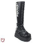 Black Goth Platform Boots' - The Cursed Closet