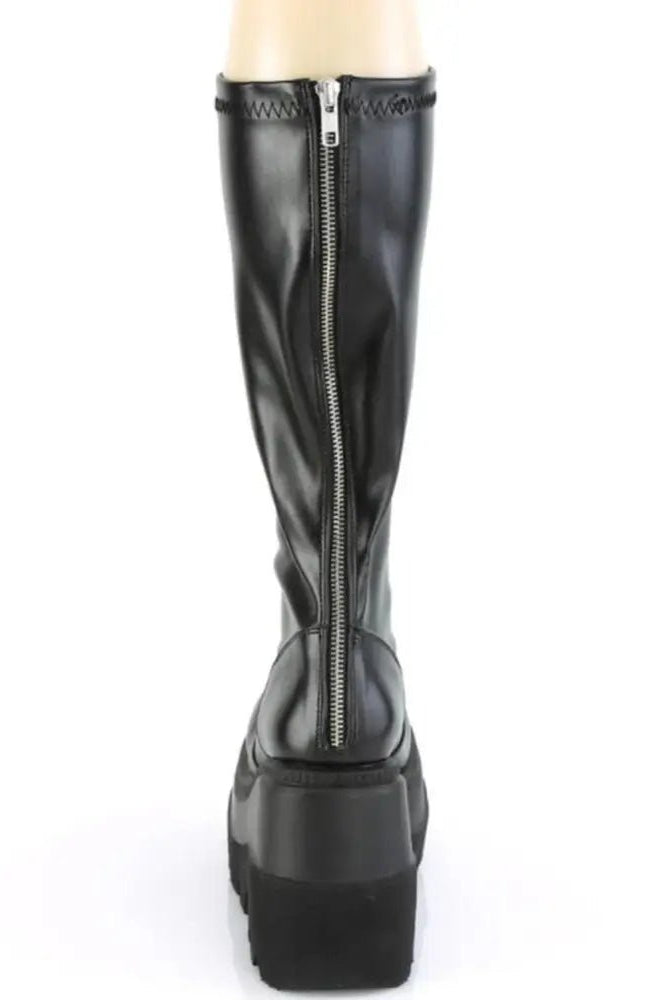 Black Goth Platform Boots'