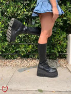 Black Goth Platform Boots' - The Cursed Closet
