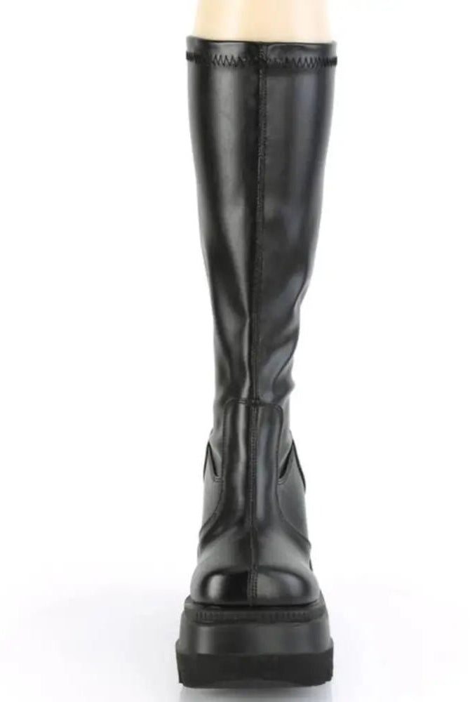 Black Goth Platform Boots'