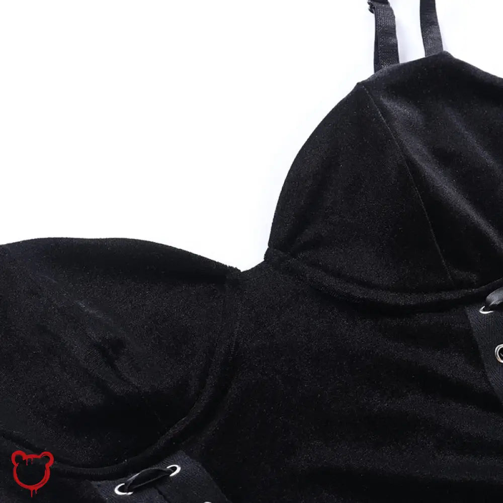 Black Goth Top - The Cursed Closet