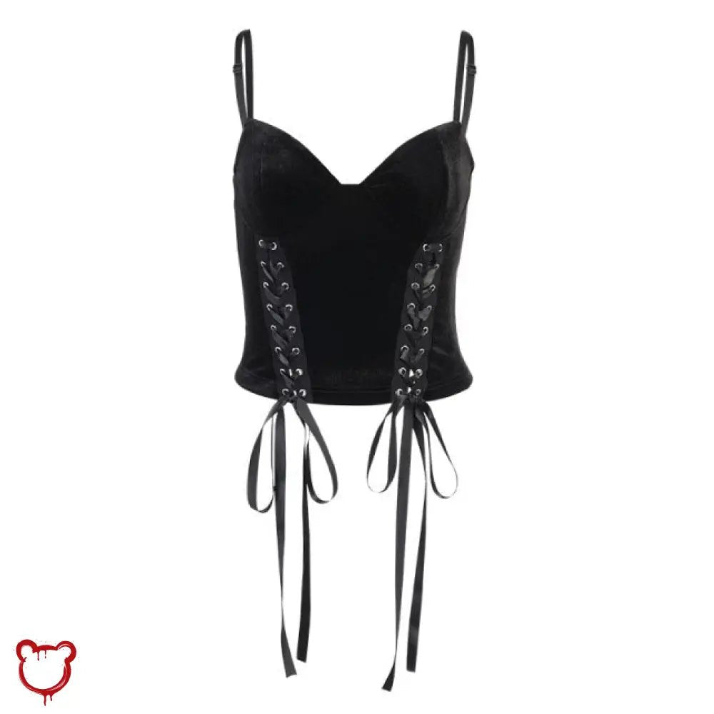 Black Goth Top - The Cursed Closet