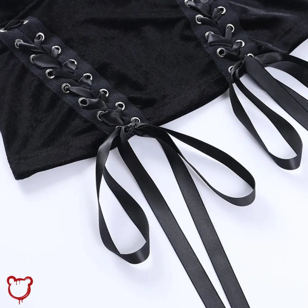 Black Goth Top - The Cursed Closet