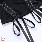 Black Goth Top - The Cursed Closet