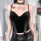 Black Goth Top - The Cursed Closet