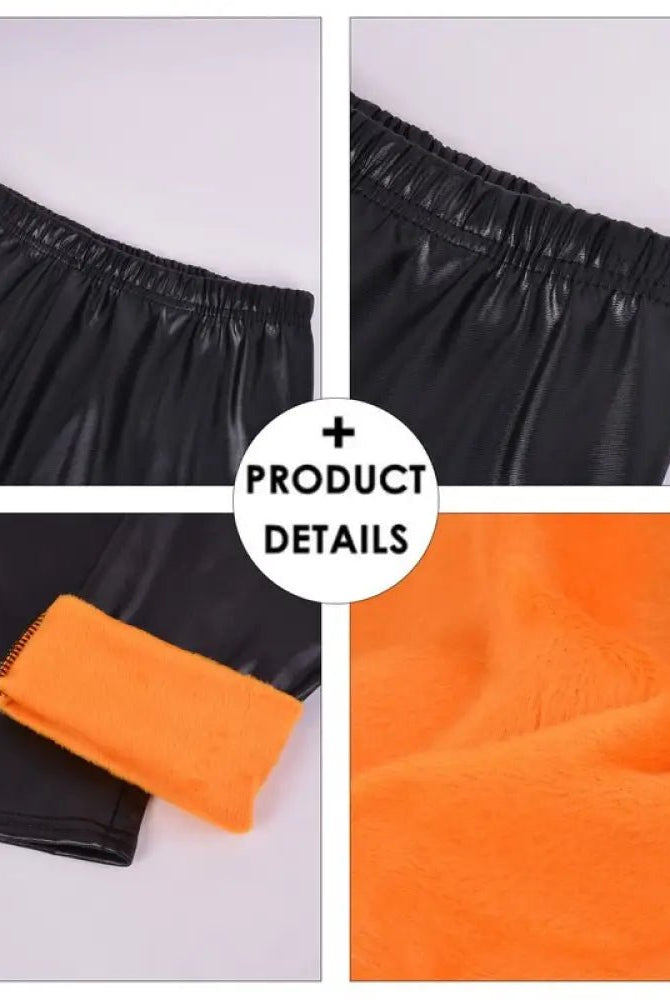 Black Goth Winter Leggings - The Cursed Closet