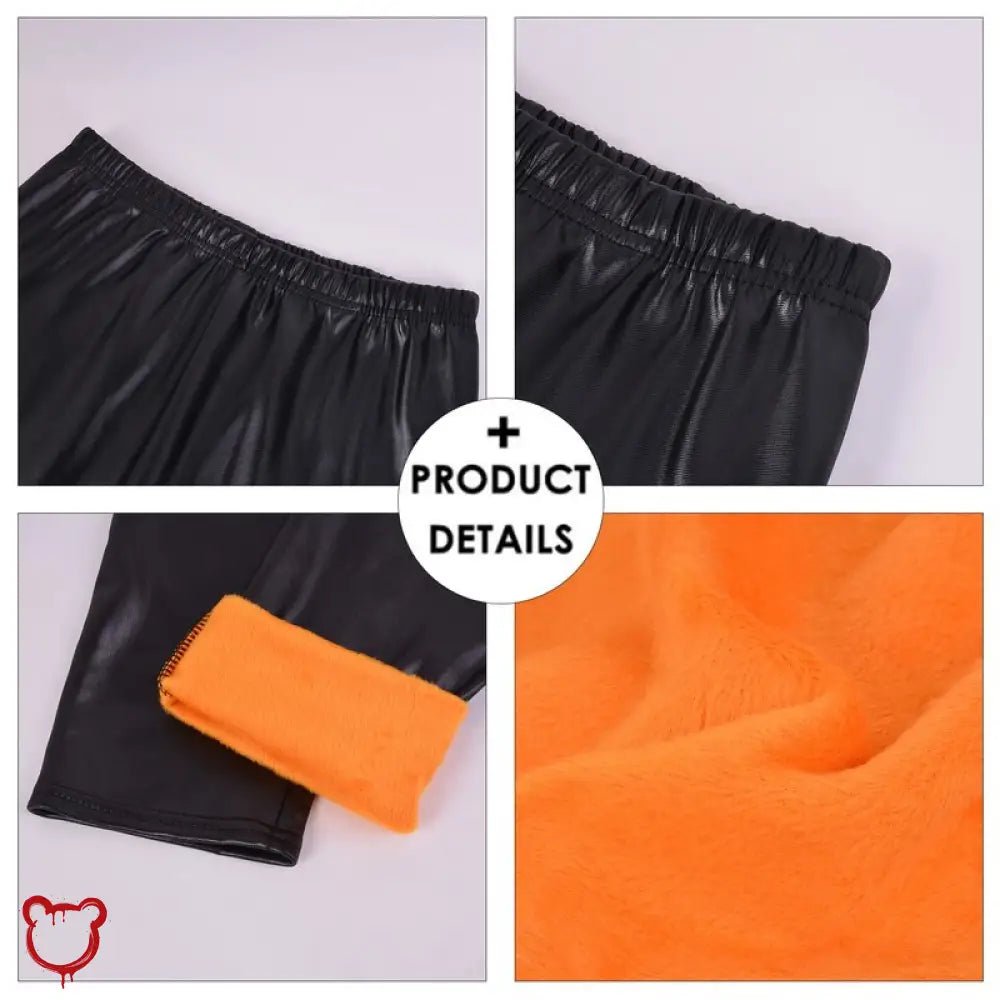 Black Goth Winter Leggings - The Cursed Closet