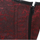 Black Gothic Corset with Broken Glass - The Cursed Closet