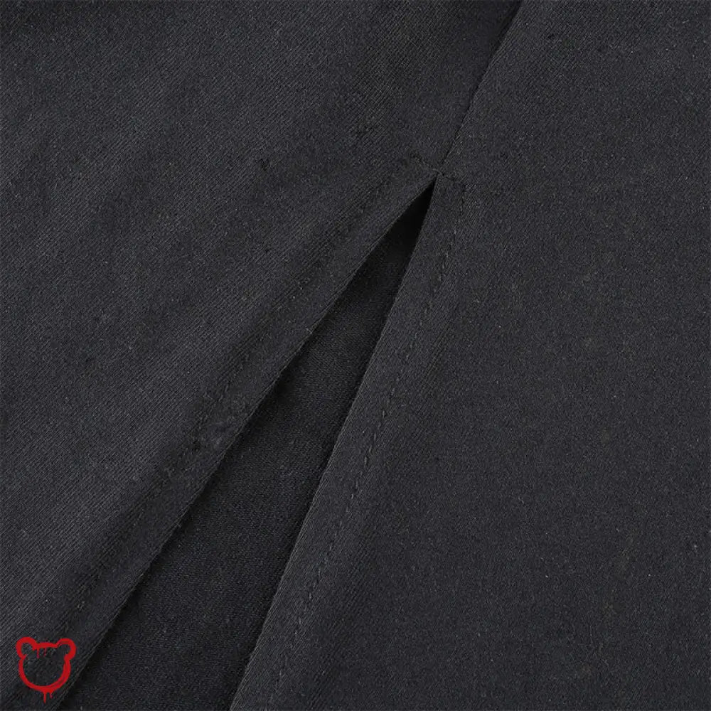 Black Gothic Midi Dress. - The Cursed Closet