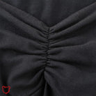 Black Gothic Midi Dress. - The Cursed Closet