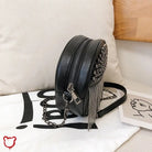 Black Gothic Tassel Stud Handbag - The Cursed Closet