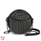 Black Gothic Tassel Stud Handbag - The Cursed Closet