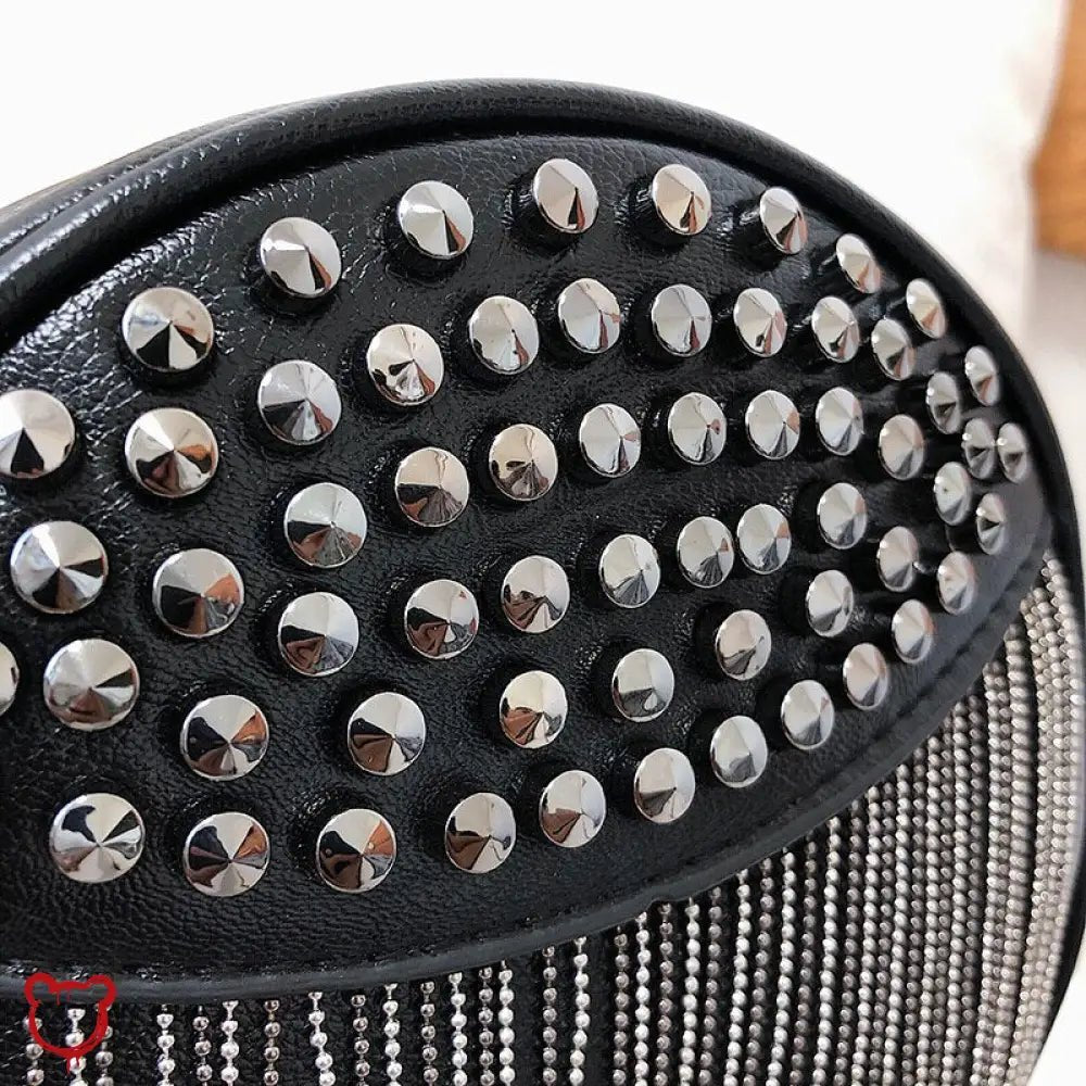 Black Gothic Tassel Stud Handbag - The Cursed Closet