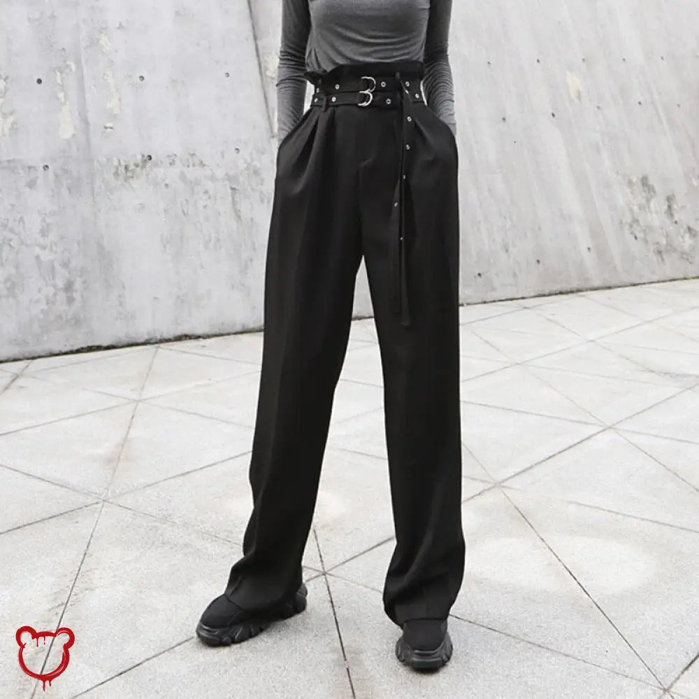 Black Grunge Baggy Pants - The Cursed Closet