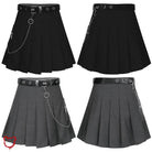 Black Grunge Chain Skirt - The Cursed Closet
