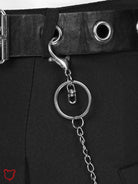 Black Grunge Chain Skirt - The Cursed Closet
