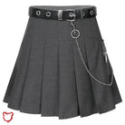 Black Grunge Chain Skirt - The Cursed Closet