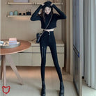 Black Grunge Denim Jeans - The Cursed Closet