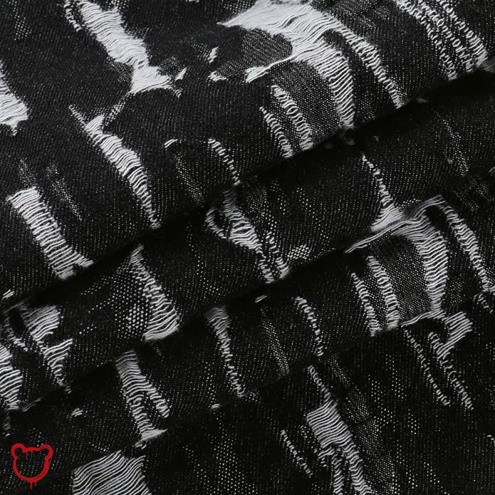 Black Grunge High Waist Pants - The Cursed Closet